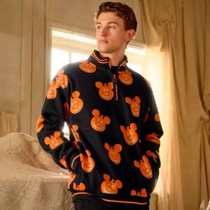 NEW- Disney Our Universe Mickey Pumpkin Sweatshirt